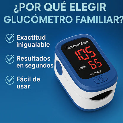 Glucómetro Digital 2x1 - Controla tu salud sin salir de casa✨